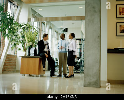 Les gens au pouvoir parler Banque D'Images