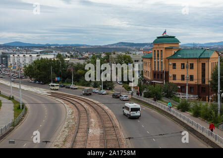 Oulan-oudé, RUSSIE - Septembre 06, 2019 : la ville de Ulan-Ude, République de Bouriatie, en Russie. Banque D'Images