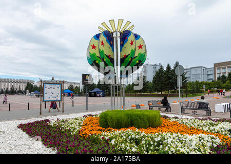 Oulan-oudé, RUSSIE - Septembre 06, 2019 : la ville de Ulan-Ude, République de Bouriatie, en Russie. Banque D'Images