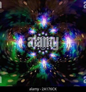 Dans l'esprit brillant Dimensions sans fin Banque D'Images