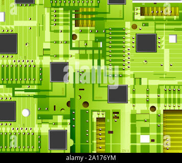 Close up of Electronic circuit board background Banque D'Images