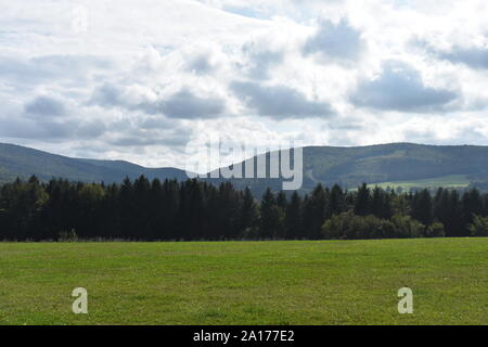 Les zones de montagne pittoresque au centre de l'État de New York, autour de la région des lacs Finger -01 Banque D'Images