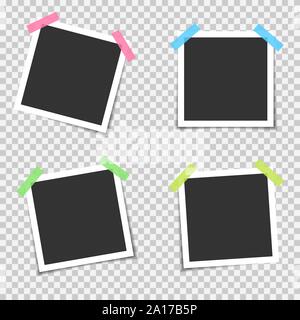 Cadres photo vierge Illustration de Vecteur