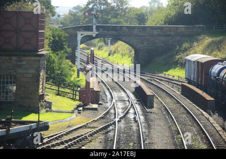 Goathland Station, North York Moors Railway Banque D'Images