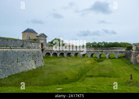 St Martin de Re, France - 09 mai, 2019 : La forteresse Vauban Fortification de Saint Martin de Ré sur l'Ile de Ré island en France Banque D'Images