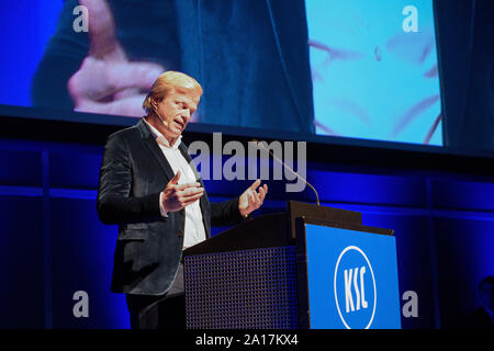 Karlsruhe, Allemagne. Sep 24, 2019. Oliver Kahn (le président et ancien joueur du KSC). GES/football/cérémonie pour 125 ans Karlsruher SC, 24.09.2019 | Conditions de crédit dans le monde entier : dpa/Alamy Live News Banque D'Images