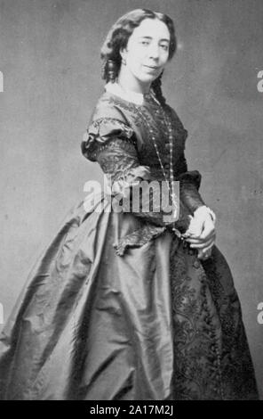 Pauline Viardot (1821 - 1910) Français du xixe siècle, mezzo-soprano, pédagogue et compositeur d'origine espagnole. Banque D'Images