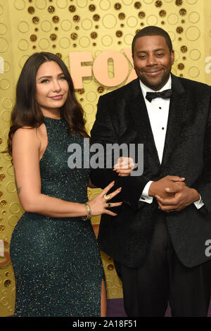 22 septembre 2019 : Christina Thompson, Kenan Thompson (crédit Image : © Kay Blake/Zuma sur le fil) Banque D'Images