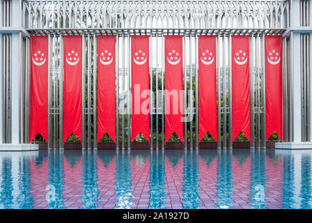 Singapour-29 août 2018:Festival arch qui est situé en face de l'entrée principale de l'Istana Park dans Orchard Road, à Singapour Banque D'Images