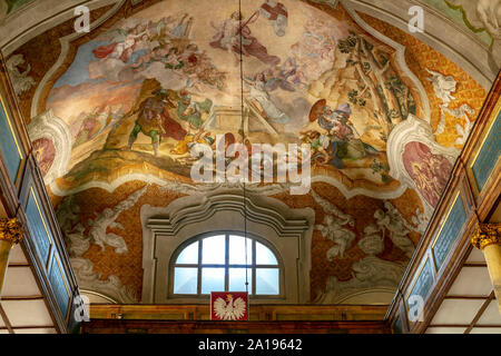 L'église de garnison, Grace Church à Jelenia Gora, vault, Basse-silésie, Pologne Banque D'Images