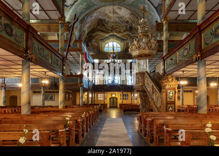 L'église de garnison, Grace Church à Jelenia Gora, Basse-silésie, Pologne Banque D'Images