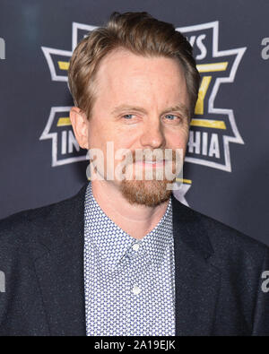 Le 24 septembre 2019, à Hollywood, Californie, USA : David Hornsby assiste à la première de FX's ''C'est toujours beau de Philadelphie' Saison 14. (Crédit Image : © ZUMA/Bennight Billy sur le fil) Banque D'Images