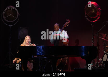 23 septembre 2019 : pianiste et chanteuse de jazz canadienne Diana Krall. (Crédit Image : © DekaZUMA Rishi Wire) Banque D'Images