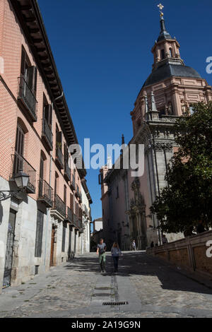 Rues de Madrid, capitale de l'Espagne, Europe Banque D'Images