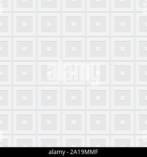 Résumé motif carrés sans couture. Modèle volumétrique avec ombre. La texture élégante moderne. Carreaux géométriques répétés. Arrière-plan de couleur gris de vecteur. Illustration de Vecteur