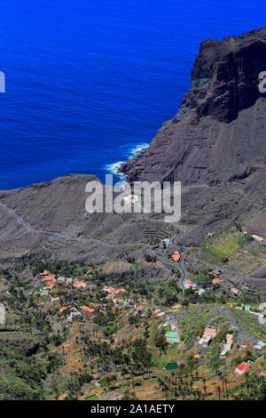 L'île de Taguluche, La Gomera, Canary Islands, Espagne, Europe. Banque D'Images