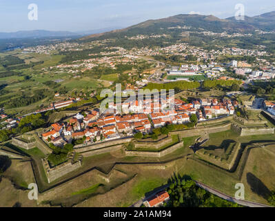 Ville fortifiée, Valença do Minho, Portugal Banque D'Images