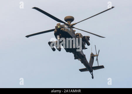 L'Armée britannique AH-64 Apache Longbow Banque D'Images