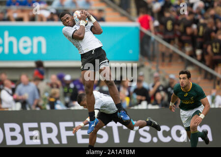 Munich, Allemagne. 22 Sep, 2019. Tournoi de rugby à VII de l'Oktoberfest à Munich le 21 et 22 septembre 2019. Credit : Jürgen Kessler/dpa/Alamy Live News Banque D'Images