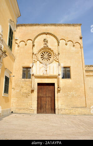 Italie, Basilicate, Matera, église de San Domenico Banque D'Images
