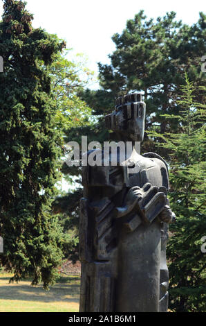 Image de statue à l'intérieur de la forteresse de Kalemegdan, Forteresse de Belgrade Serbie Banque D'Images