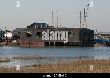 Marina SSSI Rivière Stour et la rivière Orwell l'Essex  ? Banque D'Images