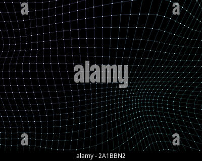 3d illustration de fond cyber moderne Banque D'Images