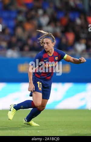 Barcelone, Espagne. 25 Septembre, 2019. SANT JOAN DESPI, ESPAGNE - 25 SEPTEMBRE : Alexia Putellas de FC Barcelone au cours de l'UEFA Women's Champions League Round 32 match entre le FC Barcelone et la Juventus à Johan Cruyff Stadium, le 25 septembre 2019 à Barcelone, Espagne. (Photo de Daniela Porcelli/SPP) : Crédit Photo de presse Sport/Alamy Live News Banque D'Images