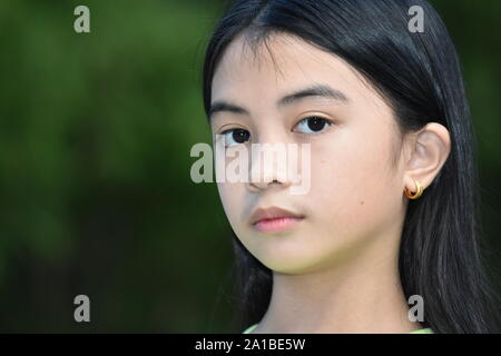 Une jolie personne minoritaire Banque D'Images