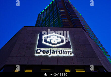 Montréal,Québec,Canada,septembre 21,2019. Caisse Desjardins à Montréal,Québec,Canada.Credit:Mario Beauregard/Alamy News Banque D'Images