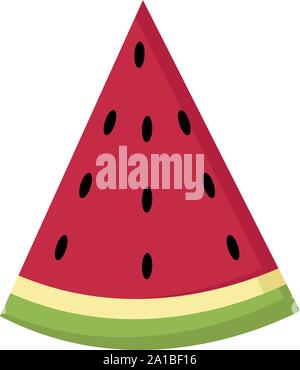 Fresh watermelon, illustration, vecteur sur fond blanc. Illustration de Vecteur