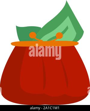 L'argent dans votre portefeuille, illustration, vecteur sur fond blanc. Illustration de Vecteur