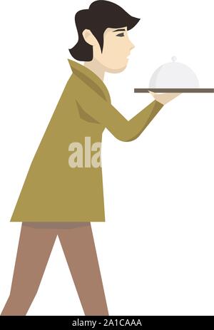 Garçon, illustration, vecteur sur fond blanc. Illustration de Vecteur