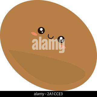 Cute kiwi, illustration, vecteur sur fond blanc. Illustration de Vecteur