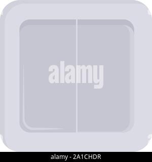 Interrupteur électrique, illustration, vecteur sur fond blanc. Illustration de Vecteur