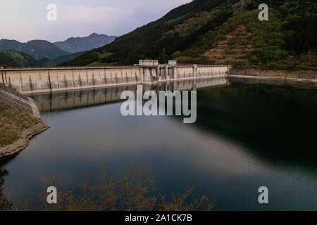 Takizawa Barrage dans Chichibu, le Japon. Banque D'Images