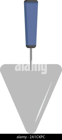 La truelle, illustration, vecteur sur fond blanc. Illustration de Vecteur