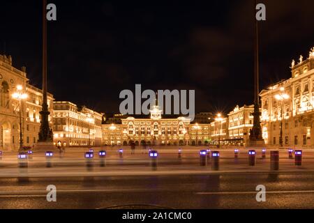 Trieste, la Piazza dell'Unita d'Italia Banque D'Images