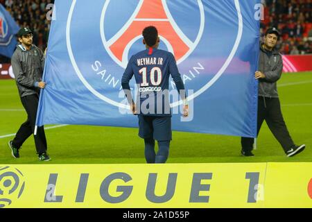 Football Ligue 1, PSG v Reims, Parc des Princes, Paris, France. 25 Septembre, 2019. Neymar Jr, 644/crédit : cordon CORDON PRESS/Alamy Live News Banque D'Images