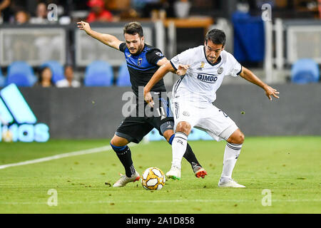 San Jose, Californie, USA. 25 Septembre, 2019. pendant le match entre le MLS Philadelphia Union et les San Jose Earthquakes chez Avaya Stadium à San Jose, Californie. Chris Brown/CSM/Alamy Live News Banque D'Images