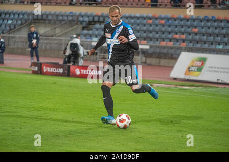 Lausanne, Suisse. 25 Septembre, 2019. Lausanne, Suisse - 2019/09/25 : Daniel Subotic de Grasshopper Club Zürich fait en action pendant le Défi suisse ligue match entre Fc Lausanne Sport et Grasshopper Club Zürich (photo de Eric Dubost/Pacific Press) Credit : Pacific Press Agency/Alamy Live News Banque D'Images