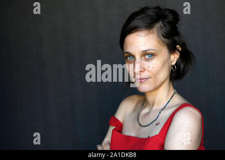 San Sebastian, Espagne. Sep 24, 2019. Romina Paula lors d'un photoshoot exclusif à la 67e Festival International du Film de San Sebastian/Festival Internacional de Cine de San Sebastián à l'hôtel Maria Cristina. San Sebastian, 24.09.2019 | Conditions de crédit dans le monde entier : dpa/Alamy Live News Banque D'Images