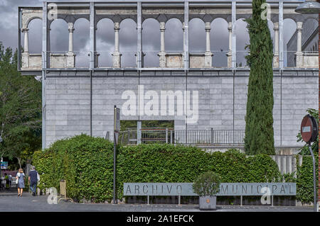 Église de San Agustín, siège de l'Archive Municipal de la ville de Valladolid, Castille et Leon, Espagne, Europe Banque D'Images