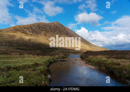 Les Highlands écossais dans la région de Glen Coe Banque D'Images