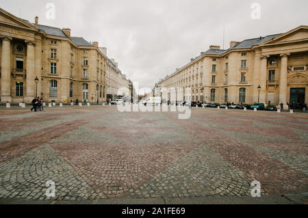PARIS,FRANCE-NOV17 : Panteon de Paris sur le mauvais jour de pluie.le 17 novembre 2009, à Paris,France. Banque D'Images