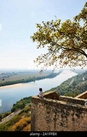 Tage vu du belvédère Portas do Sol. Santarém, Portugal Banque D'Images