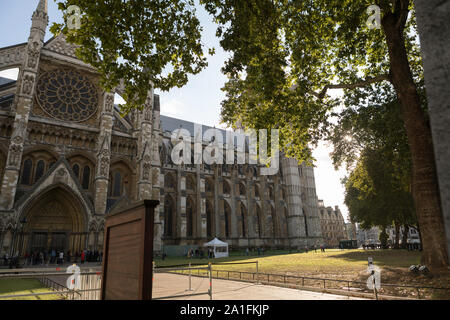 L'Abbaye de Westminster, Westminster, Royaume-Uni. Septembre 25, 2019. L'Abbaye de Westminster Banque D'Images