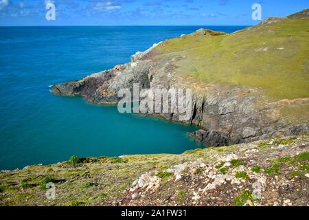 Braich y Pwll sur la péninsule de Llyn. Banque D'Images