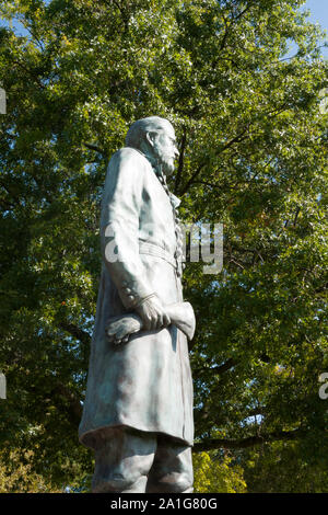 Général Ulysses S. Grant Monument statue à l'Académie militaire des États-Unis, West Point, NY, USA Banque D'Images