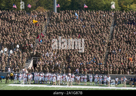 Stade de Football miche à l'Académie militaire, West Point, NY, USA Banque D'Images